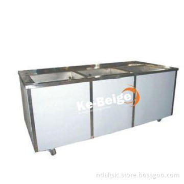 Three Tanks Machine Parts Ultrasonic Cleaner Of Hot Air Dry